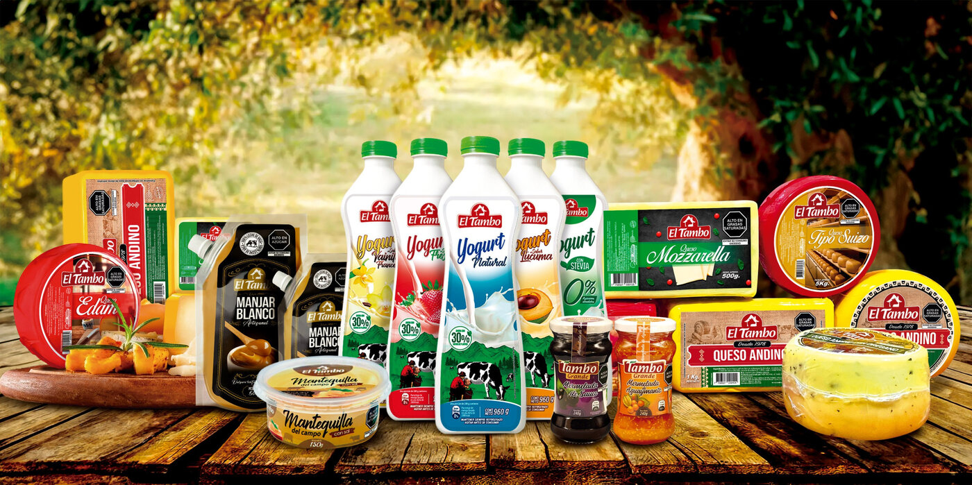 Línea completa El Tambo — Quesos, Yogurts, Mantequilla, Manjar y Mermeladas